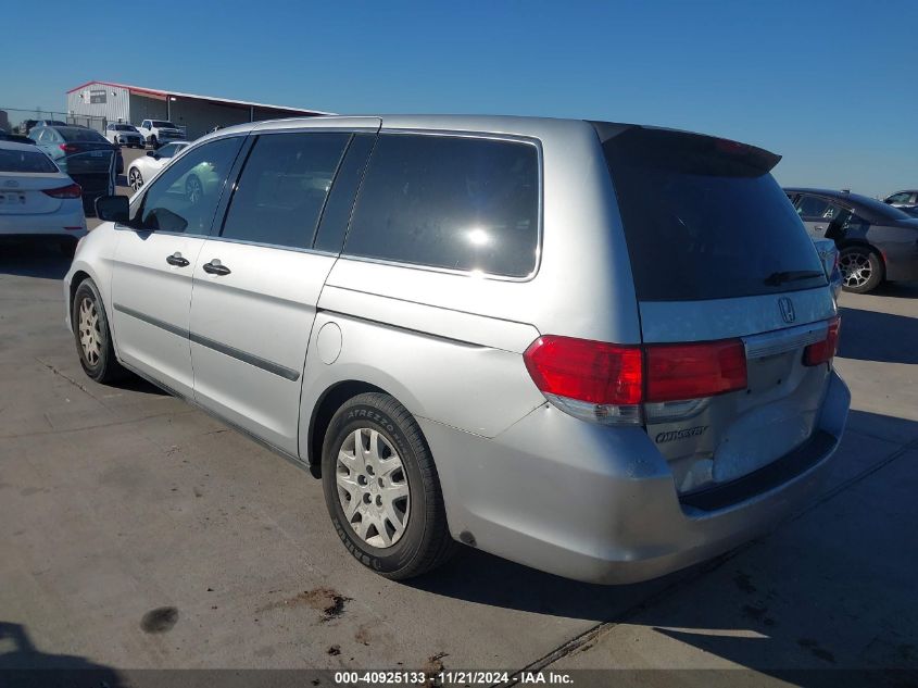 2010 Honda Odyssey Lx VIN: 5FNRL3H25AB046710 Lot: 40925133