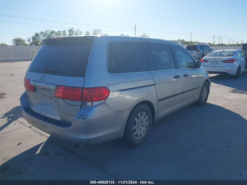 2010 Honda Odyssey Lx VIN: 5FNRL3H25AB046710 Lot: 40925133