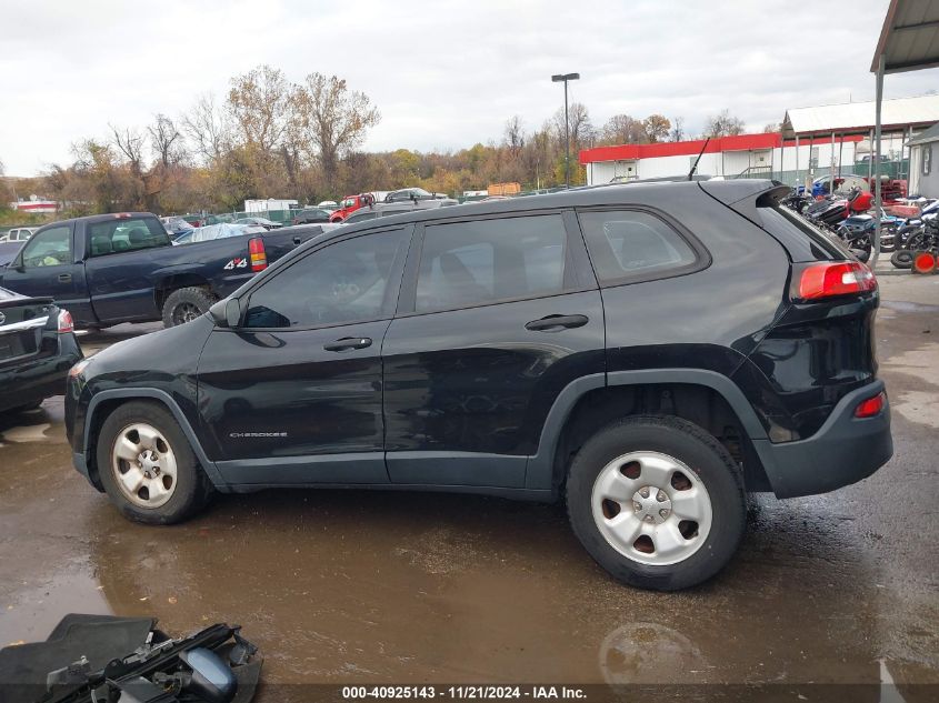 2014 Jeep Cherokee Sport VIN: 1C4PJLAB9EW319186 Lot: 40925143