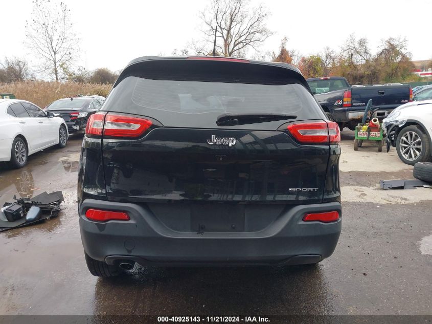 2014 Jeep Cherokee Sport VIN: 1C4PJLAB9EW319186 Lot: 40925143