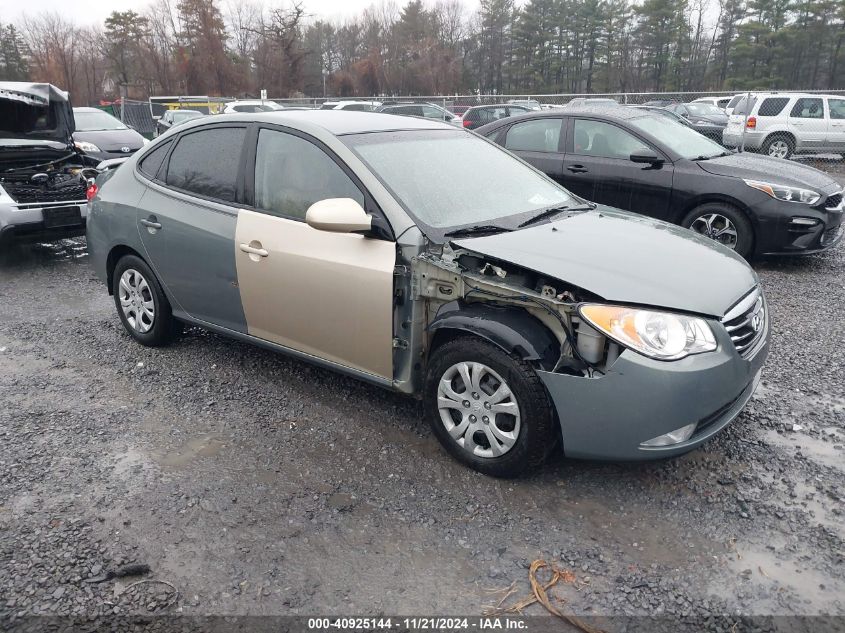 2010 HYUNDAI ELANTRA VIN: KMHDU4AD2AU107832