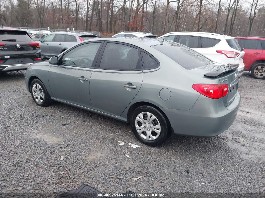 2010 HYUNDAI ELANTRA VIN: KMHDU4AD2AU107832