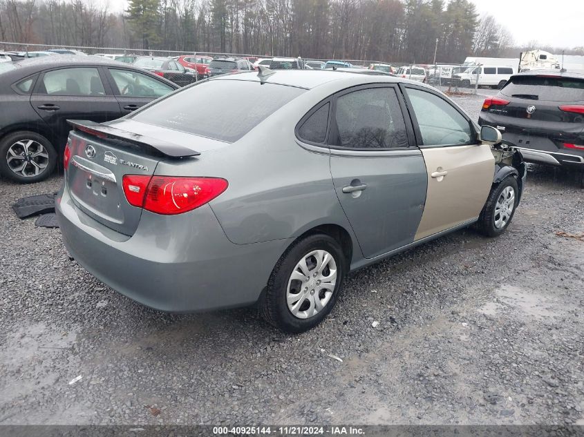 2010 HYUNDAI ELANTRA VIN: KMHDU4AD2AU107832