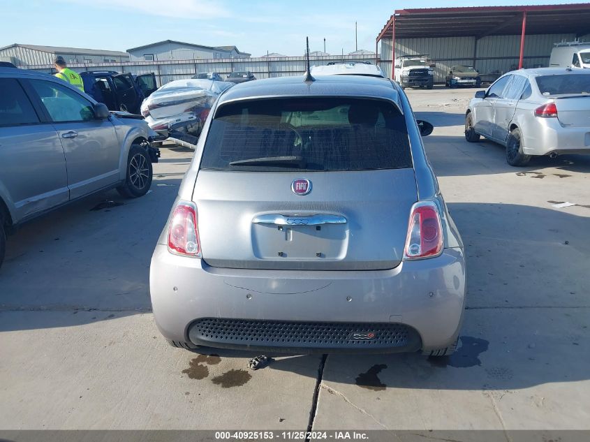 2017 Fiat 500E Battery Electric VIN: 3C3CFFGE8HT555278 Lot: 40925153