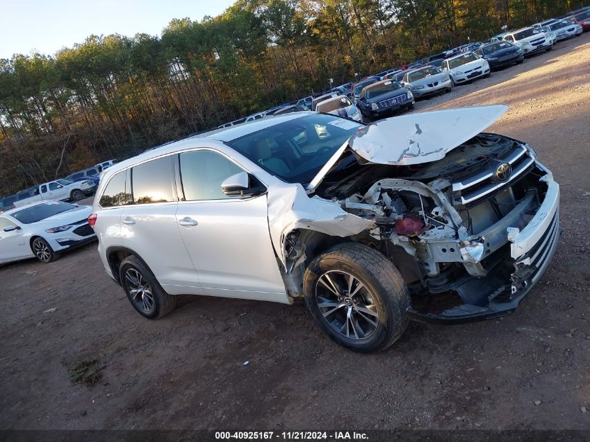 2018 Toyota Highlander Le VIN: 5TDZZRFH4JS254923 Lot: 40925167