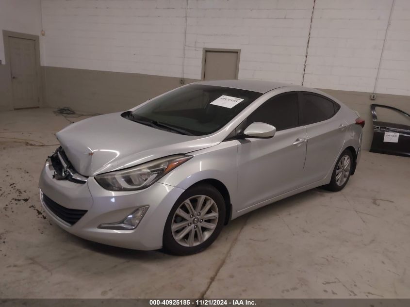 2015 Hyundai Elantra Se VIN: KMHDH4AE4FU276416 Lot: 40925185