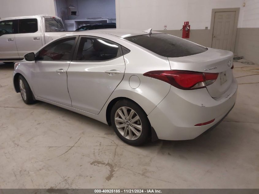 2015 Hyundai Elantra Se VIN: KMHDH4AE4FU276416 Lot: 40925185