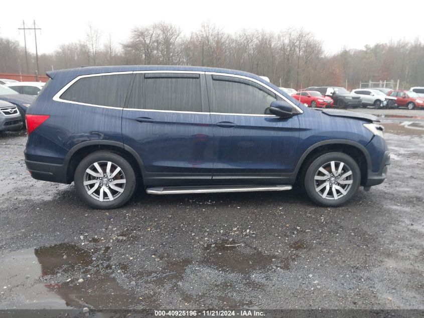 2019 Honda Pilot Ex-L VIN: 5FNYF6H57KB038642 Lot: 40925196