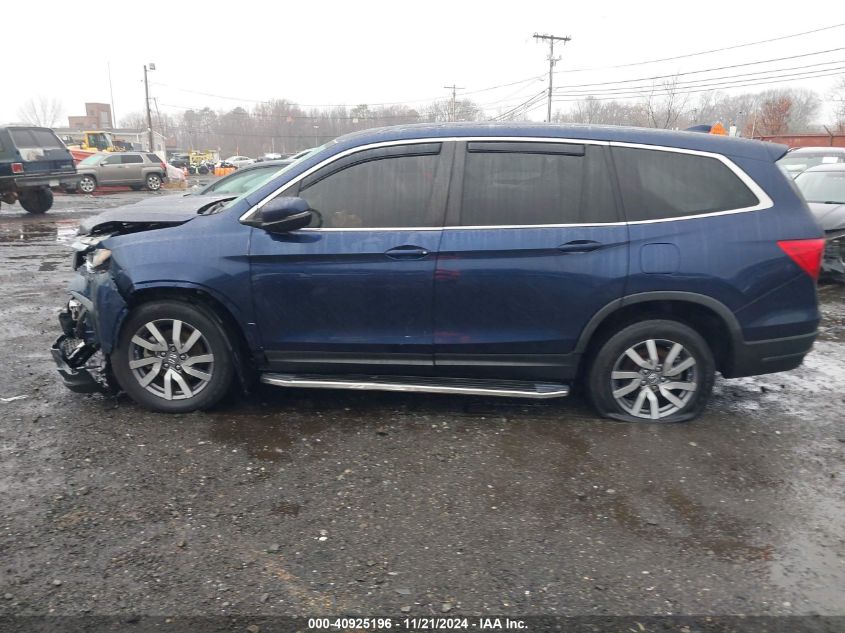 2019 Honda Pilot Ex-L VIN: 5FNYF6H57KB038642 Lot: 40925196