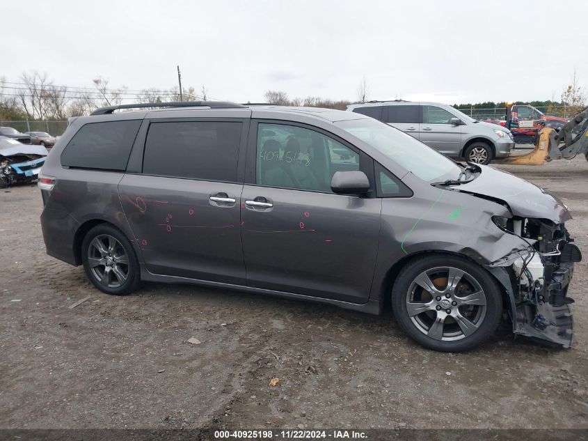 2017 Toyota Sienna Se 8 Passenger VIN: 5TDXZ3DC1HS826245 Lot: 40925198