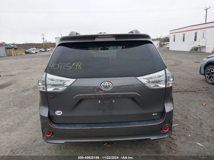 2017 Toyota Sienna Se 8 Passenger VIN: 5TDXZ3DC1HS826245 Lot: 40925198