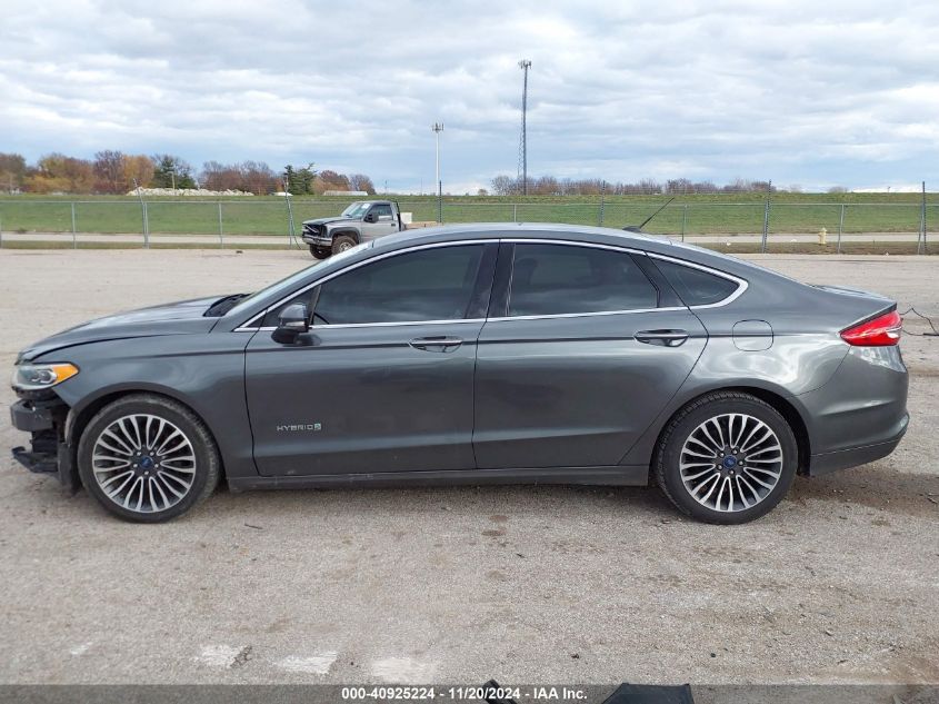 2017 FORD FUSION HYBRID SE - 3FA6P0LUXHR271217