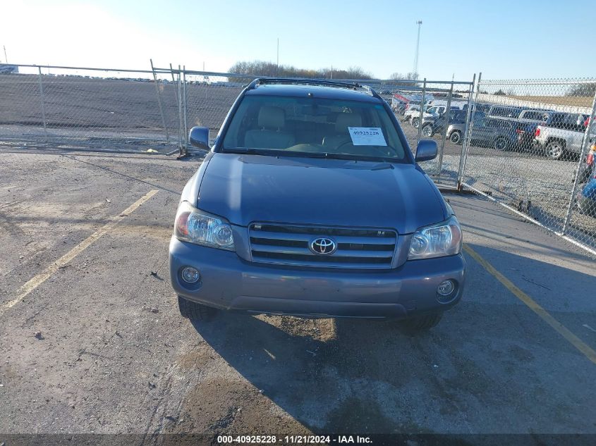 2007 Toyota Highlander Limited V6 VIN: JTEEP21A870207892 Lot: 40925228