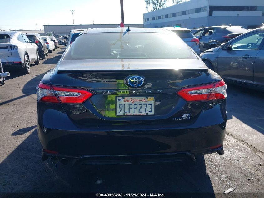 2019 Toyota Camry Hybrid Se VIN: 4T1B21HK2KU518682 Lot: 40925233