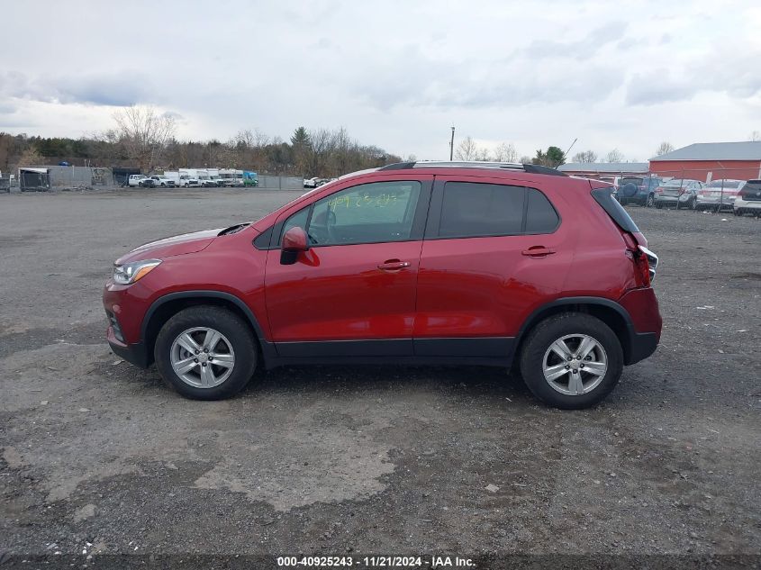 2022 Chevrolet Trax Awd Lt VIN: KL7CJPSM7NB567382 Lot: 40925243