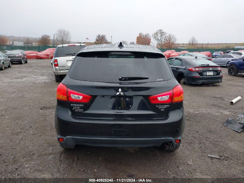 2017 Mitsubishi Outlander Sport 2.4 Se VIN: JA4AR3AW1HZ022704 Lot: 40925245