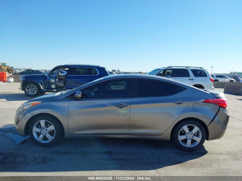 2013 Hyundai Elantra Gls VIN: 5NPDH4AE7DH367370 Lot: 40925255