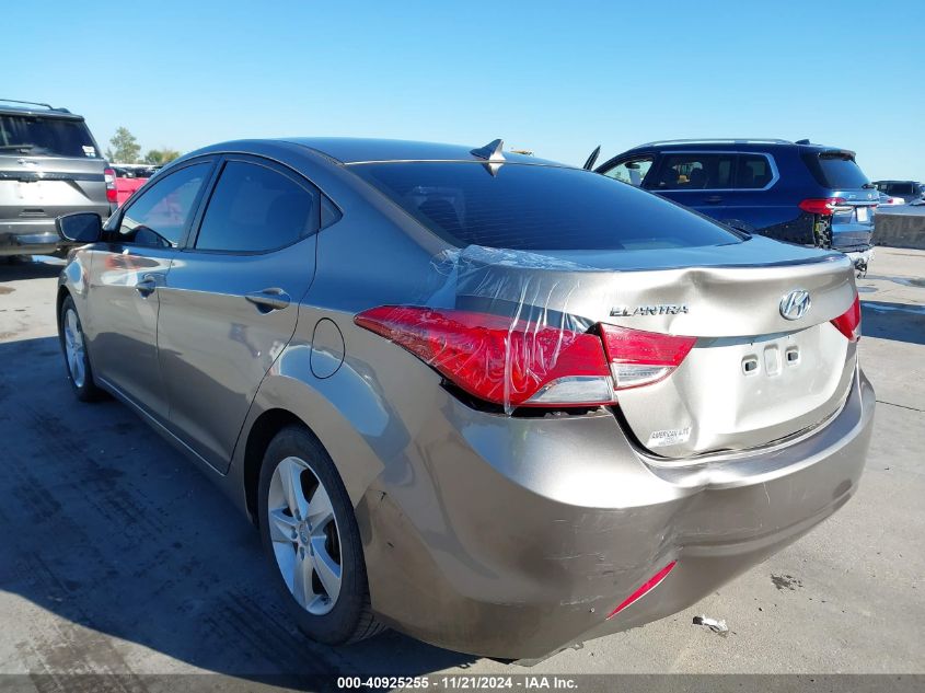 2013 Hyundai Elantra Gls VIN: 5NPDH4AE7DH367370 Lot: 40925255