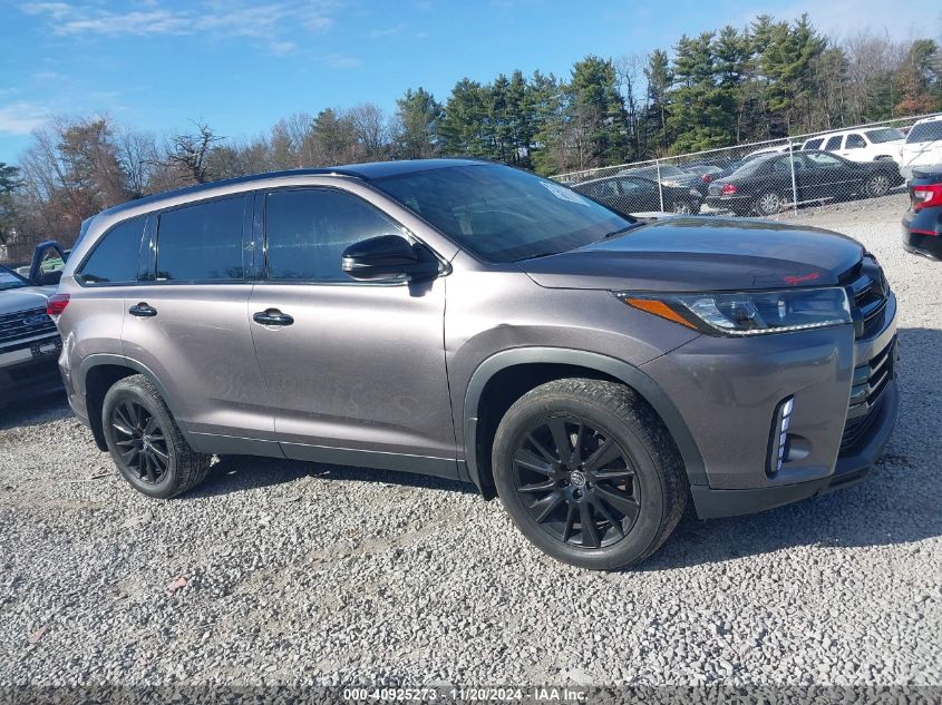 2019 TOYOTA HIGHLANDER SE - 5TDJZRFH5KS961785