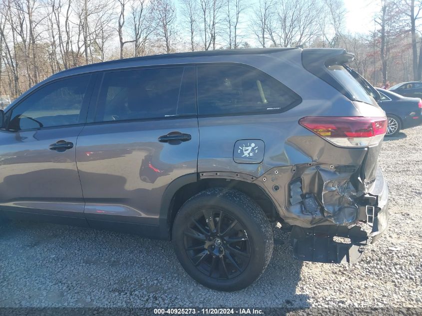 2019 TOYOTA HIGHLANDER SE - 5TDJZRFH5KS961785