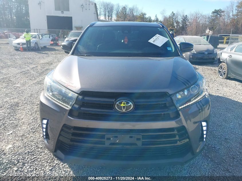 2019 TOYOTA HIGHLANDER SE - 5TDJZRFH5KS961785