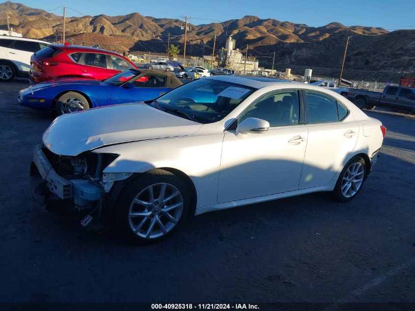 2011 LEXUS IS 250 VIN: JTHBF5C26B5140852