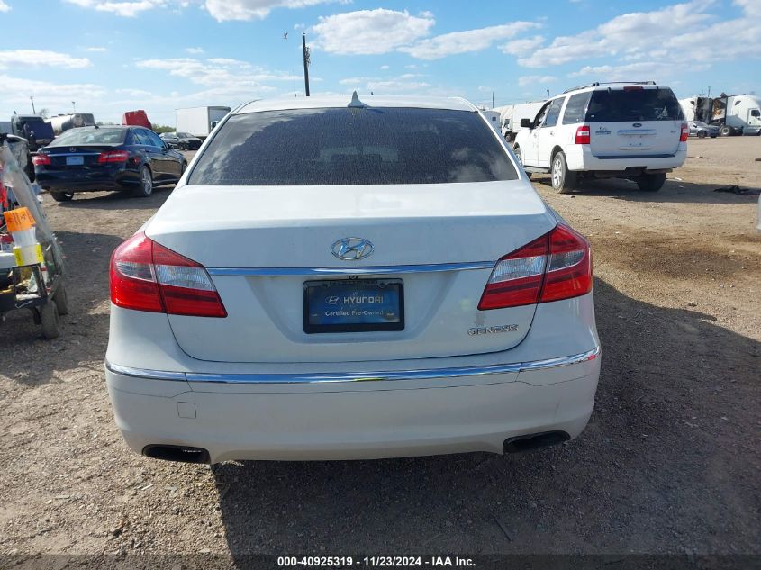 2012 Hyundai Genesis 3.8 VIN: KMHGC4DD5CU169515 Lot: 40925319