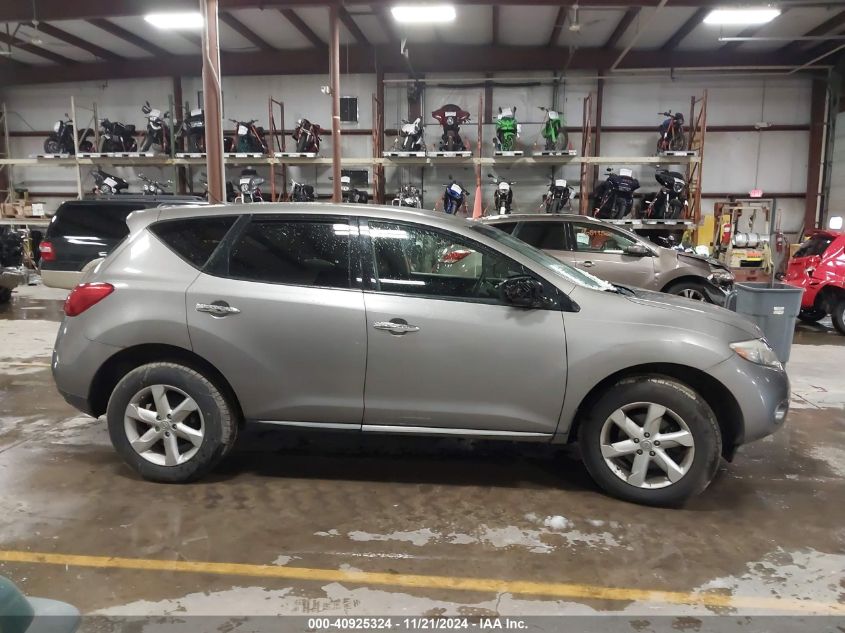 2010 Nissan Murano S VIN: JN8AZ1MW8AW108691 Lot: 40925324