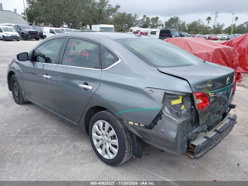 2017 Nissan Sentra Sv VIN: 3N1AB7AP8HY280614 Lot: 40925327