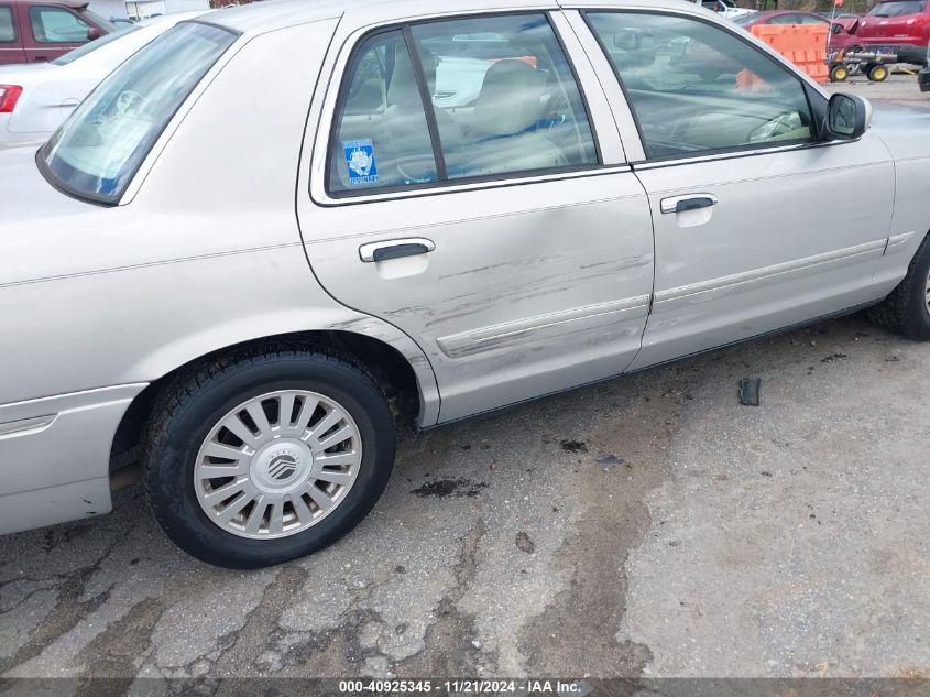 2007 Mercury Grand Marquis Ls VIN: 2MEHM75VX7X606002 Lot: 40925345