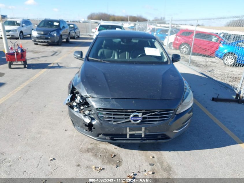 2015 Volvo S60 T5 Premier Plus VIN: YV1612TC5F2318129 Lot: 40925349