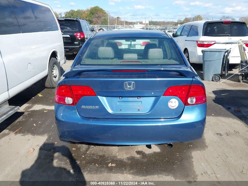 2006 Honda Civic Lx VIN: 1HGFA16536L028139 Lot: 40925365