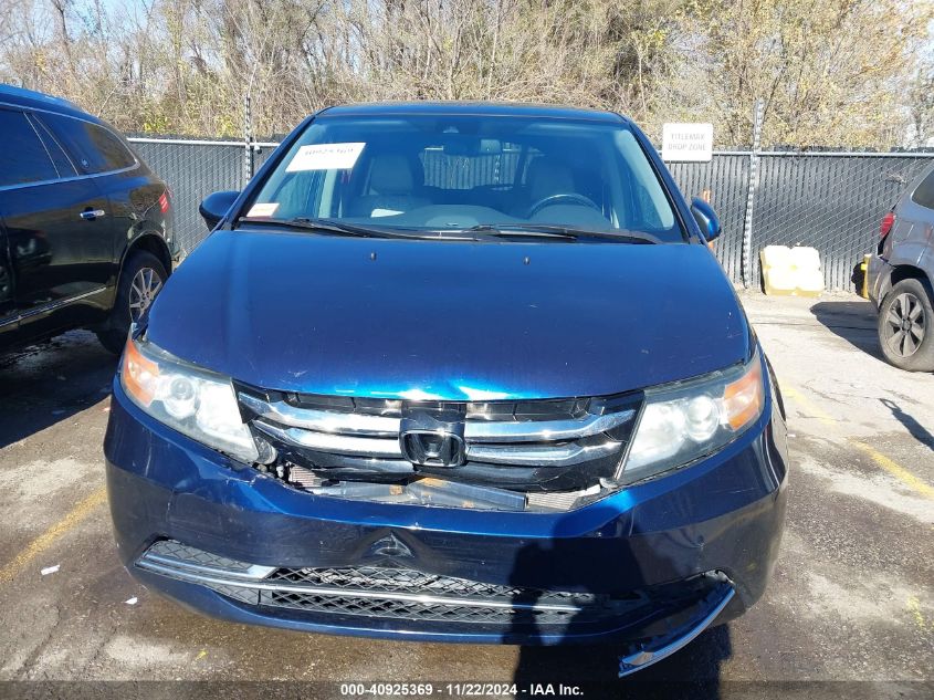 2016 Honda Odyssey Ex-L VIN: 5FNRL5H62GB011484 Lot: 40925369