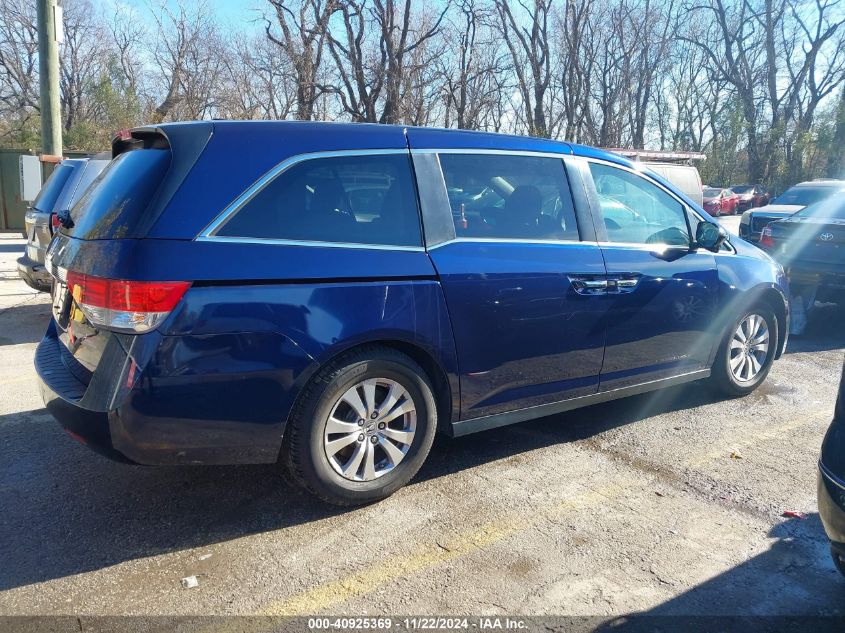 2016 Honda Odyssey Ex-L VIN: 5FNRL5H62GB011484 Lot: 40925369