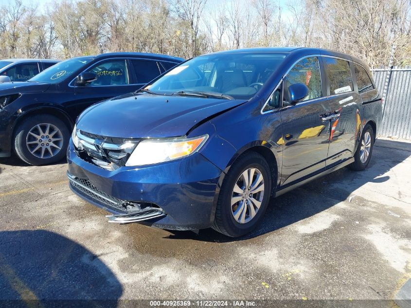 VIN 5FNRL5H62GB011484 2016 Honda Odyssey, Ex-L no.2