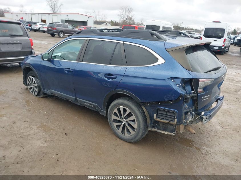 2022 Subaru Outback Premium VIN: 4S4BTADC6N3120428 Lot: 40925370