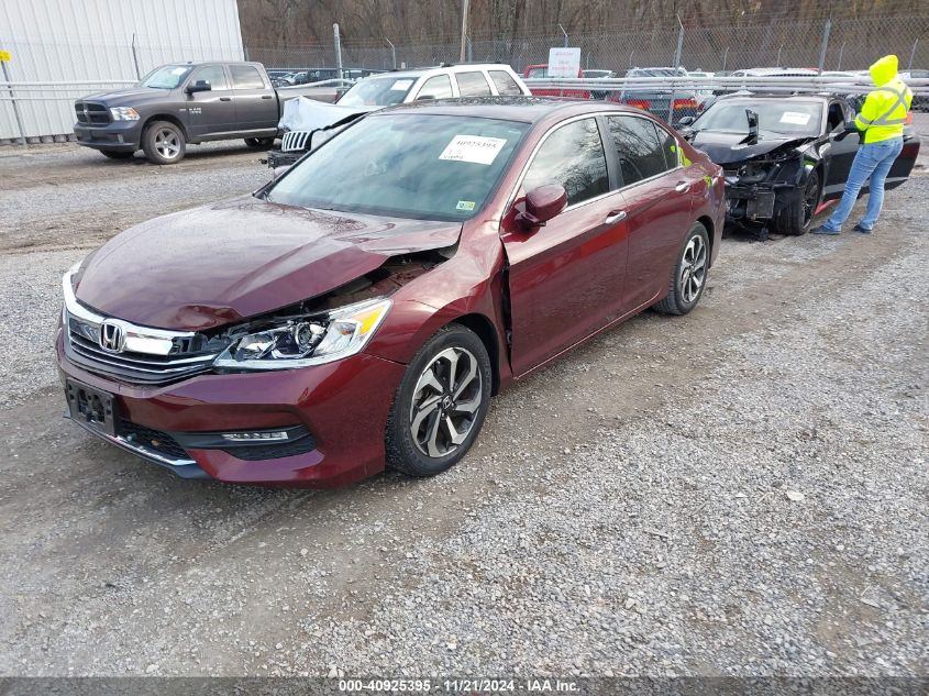 2016 Honda Accord Ex-L VIN: 1HGCR2F84GA234854 Lot: 40925395