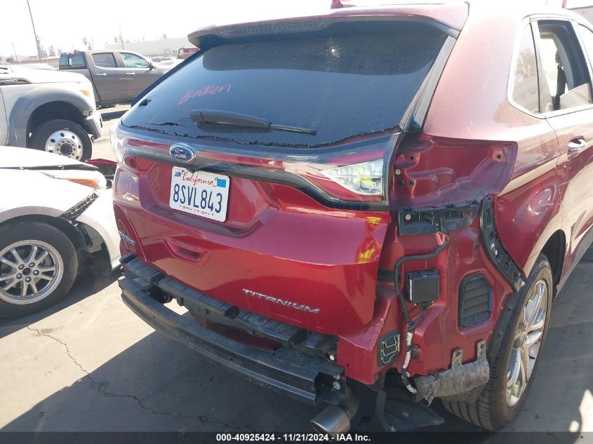 2016 FORD EDGE TITANIUM - 2FMPK3K83GBB82780