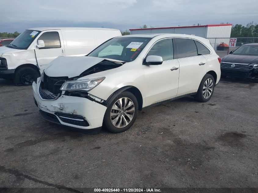 2015 Acura Mdx Technology Package VIN: 5FRYD4H48FB007308 Lot: 40925440