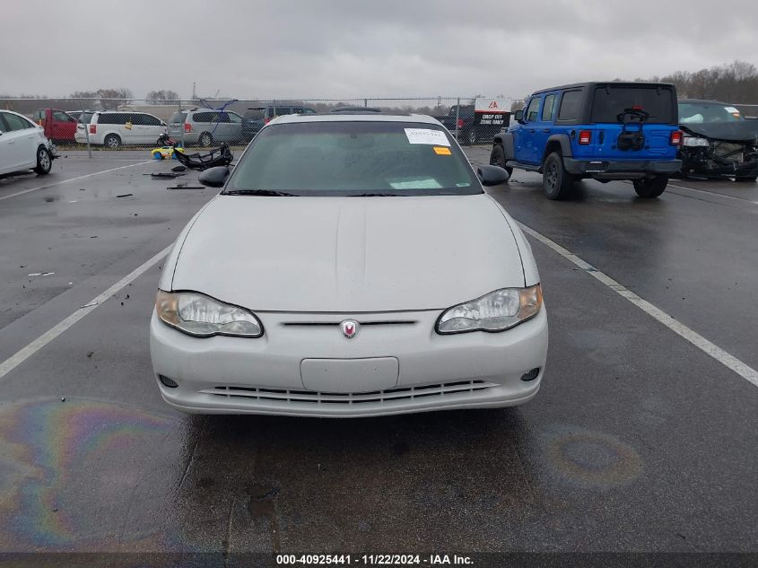 2003 Chevrolet Monte Carlo Ss VIN: 2G1WX12K639160171 Lot: 40925441