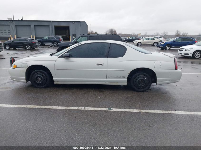 2003 Chevrolet Monte Carlo Ss VIN: 2G1WX12K639160171 Lot: 40925441