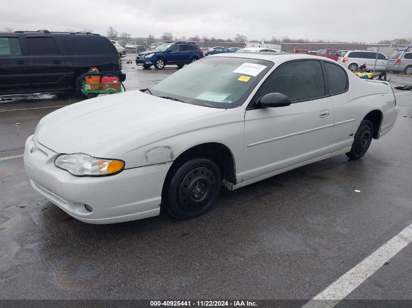 2003 Chevrolet Monte Carlo Ss VIN: 2G1WX12K639160171 Lot: 40925441