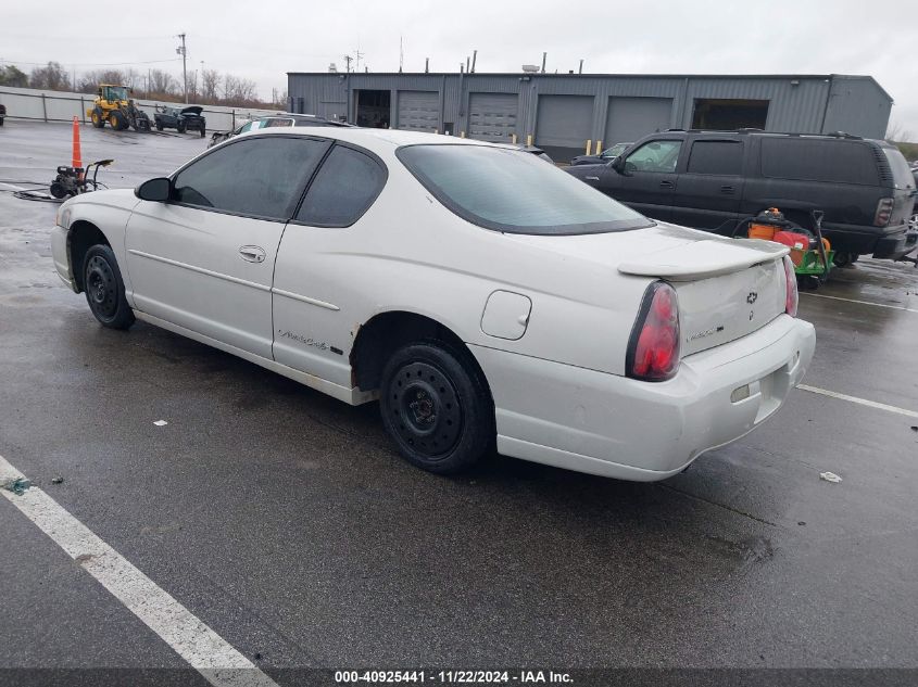 2003 Chevrolet Monte Carlo Ss VIN: 2G1WX12K639160171 Lot: 40925441