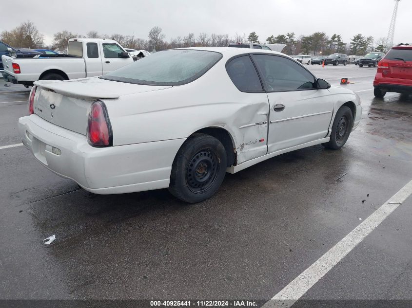 2003 Chevrolet Monte Carlo Ss VIN: 2G1WX12K639160171 Lot: 40925441