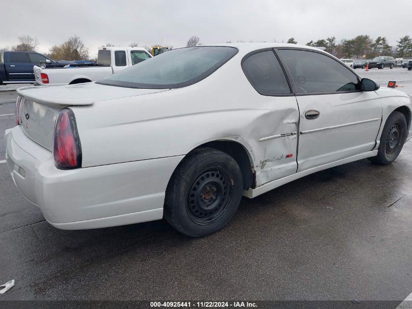 2003 Chevrolet Monte Carlo Ss VIN: 2G1WX12K639160171 Lot: 40925441