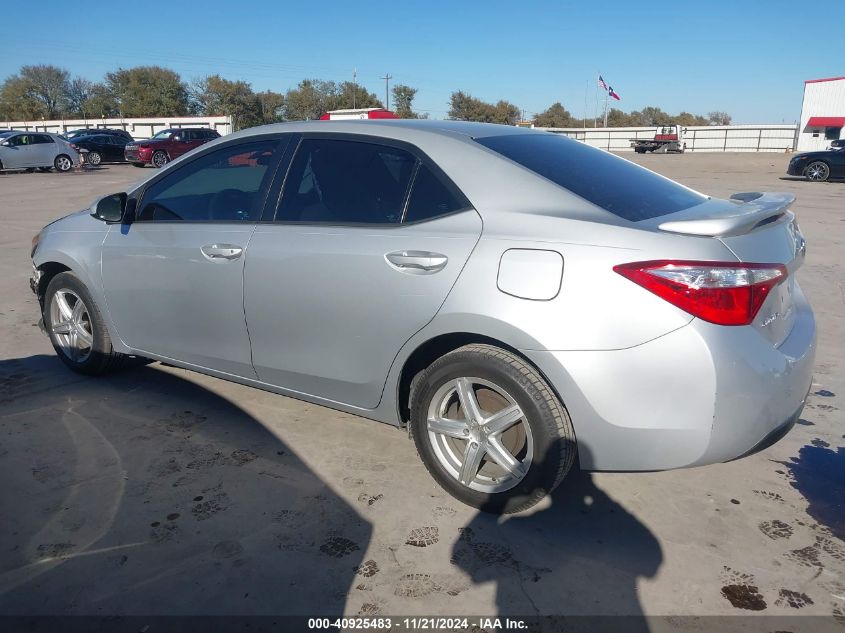 2016 Toyota Corolla Le VIN: 5YFBURHE6GP397988 Lot: 40925483