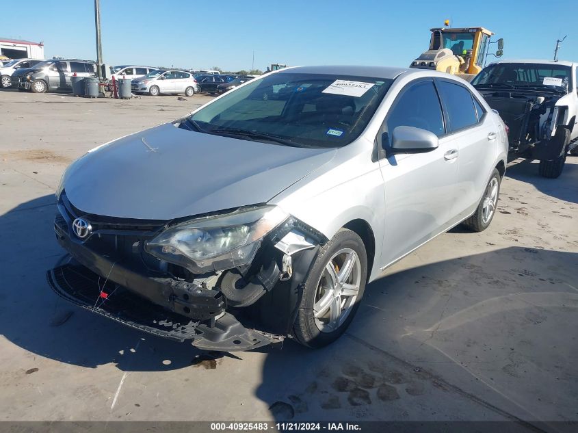 2016 Toyota Corolla Le VIN: 5YFBURHE6GP397988 Lot: 40925483