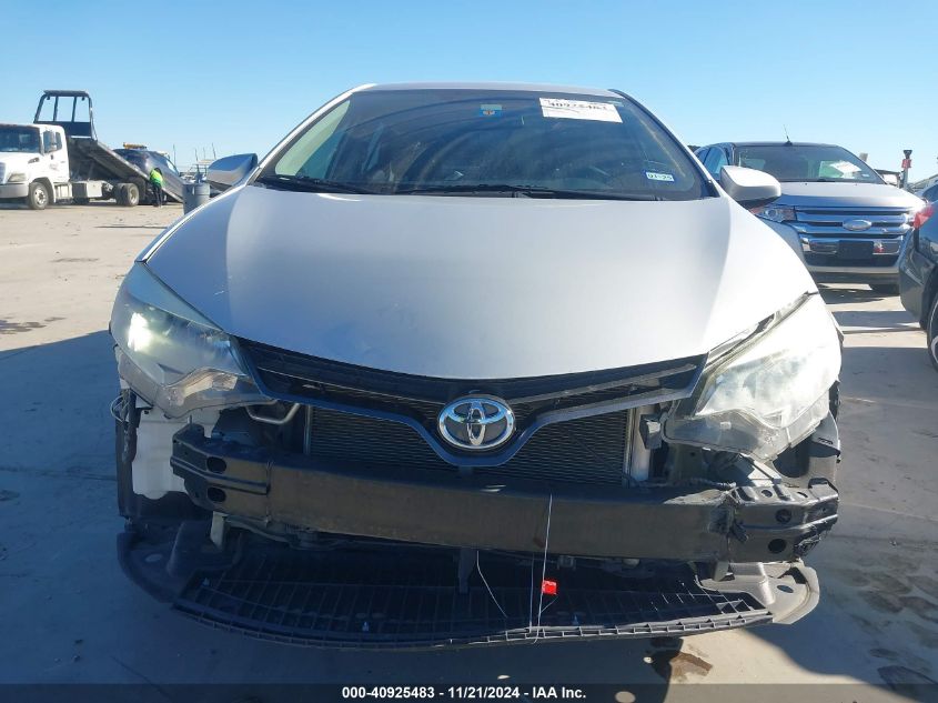 2016 Toyota Corolla Le VIN: 5YFBURHE6GP397988 Lot: 40925483