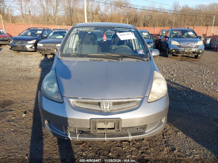 2007 Honda Fit VIN: JHMGD38457S025467 Lot: 40925487