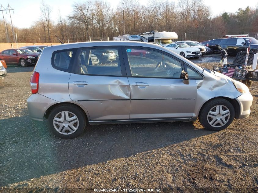 2007 Honda Fit VIN: JHMGD38457S025467 Lot: 40925487